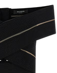 Balmain Balmain Off-the-shoulder Crop Top