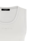 Balmain Balmain Logo Embroidery Tank Top