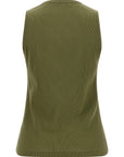 Balmain Balmain Logo Embroidery Tank Top