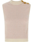 Balmain Balmain Testa Di Leone Tweed Vest