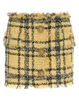 Balmain Balmain Lurex Tweed Skirt