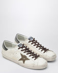 Golden Goose Golden Goose Sneaker Super Star white/green/anthracite
