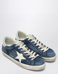 Golden Goose Golden Goose Sneaker Super Star aviator blue/cream/silver