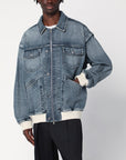Golden Goose Golden Goose Bomber blue washed effect in denim