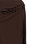 Elisabetta Franchi Elisabetta Franchi Shiny Viscose Skirt