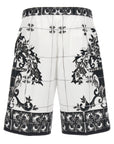 Dolce & Gabbana Dolce & Gabbana Maiolica Print Bermuda Shorts