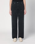 Golden Goose Golden Goose Wide black trousers in denim