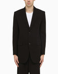Ami Paris Ami Paris Black wool single-breasted jacket