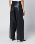 Haikure HAIKURE Wide black leather pants