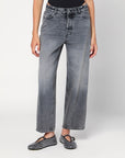Haikure HAIKURE Grey washed effect jeans