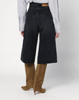 Haikure HAIKURE Wide Belle black denim bermuda
