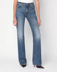 Haikure HAIKURE Blue washed-effect Star jeans