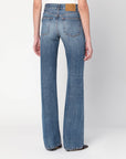 Haikure HAIKURE Blue washed-effect Star jeans