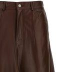 Haikure Haikure Mid Serenity Leather Skirt