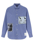 Comme Des Garҫons Homme Comme Des Garҫons Homme Patch Striped Shirt