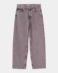 Carhartt WIP Carhartt WIP Brandon Pant trousers in black/hydrangea