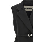 Jil Sander Jil Sander Belt Wool Vest