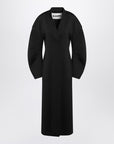 Jil Sander Jil Sander Black double-breasted coat in virgin wool