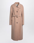 Jil Sander Jil Sander Pink granite wool coat