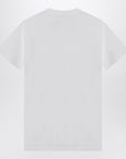 Moschino Moschino White cotton T-shirt with logo