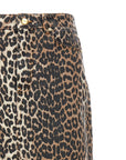 Ganni Ganni Animal Print Long Skirt