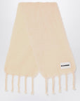 Jil Sander Jil Sander Pale pink mohair blend scarf
