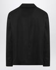 Lemaire LEMAIRE Black overshirt jacket in wool blend