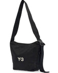 Y-3 Y-3 black recycled polyester sacoche with adjustable strap