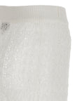 Ganni Ganni Shiny Pointelle Knit Skirt