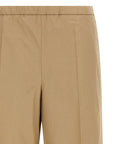 Moncler Moncler Grosgrain Logo Patch Pants