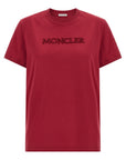 Moncler Moncler Logo Embroidery T-shirt