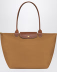 Longchamp Longchamp Chamois coloured Le Pliage Original L bag