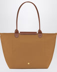 Longchamp Longchamp Chamois coloured Le Pliage Original L bag