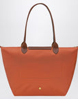 Longchamp Longchamp Brick-coloured Le Pliage Original L bag