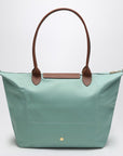 Longchamp Longchamp Celadon coloured Le Pliage Original L bag