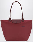 Longchamp Longchamp Pomegranate-coloured L Le Pliage Green bag