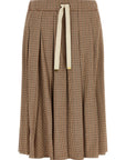 Moncler Moncler Pleated Midi Skirt