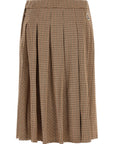 Moncler Moncler Pleated Midi Skirt
