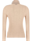 Moncler Moncler Textured Wool Turtleneck Sweater