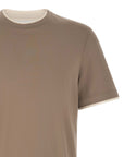 Brunello Cucinelli Brunello Cucinelli Double Layer T-shirt