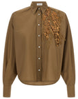 Brunello Cucinelli Brunello Cucinelli Dazzling Seabed Embroidery Shirt