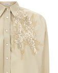 Brunello Cucinelli Brunello Cucinelli Dazzling Seabed Embroidery Shirt