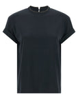 Brunello Cucinelli Brunello Cucinelli Shiny Collar T-shirt