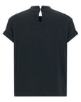 Brunello Cucinelli Brunello Cucinelli Shiny Collar T-shirt