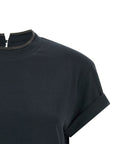 Brunello Cucinelli Brunello Cucinelli Shiny Collar T-shirt