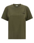 Brunello Cucinelli Brunello Cucinelli Shiny Tab T-shirt