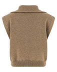 Brunello Cucinelli Brunello Cucinelli Shiny Zipper Pull Vest