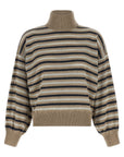 Brunello Cucinelli Brunello Cucinelli Sparkling Stripes Sweater