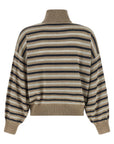 Brunello Cucinelli Brunello Cucinelli Sparkling Stripes Sweater