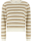 Brunello Cucinelli Brunello Cucinelli Striped Cotton Sweater